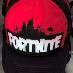 new airbrush youth fortnite trucker  hat